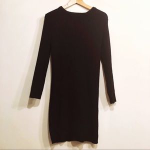 Oak + Fort | simple and chic ribbed  sweater dress